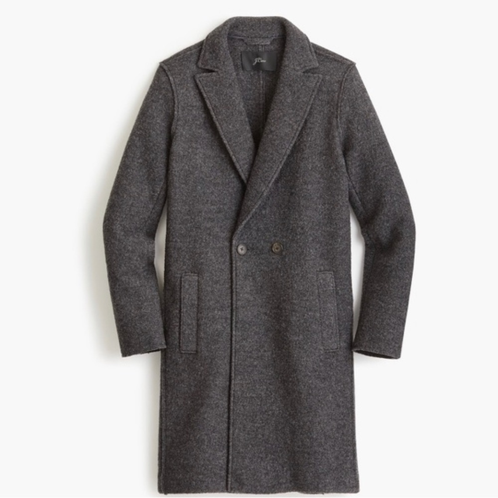 J.Crew | Daphne Topcoat in Italian Boiled Wool